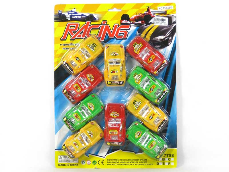 Pull Back Sports Car(10in1) toys