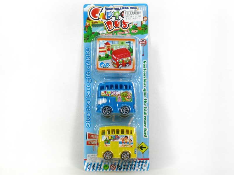 Pull Back Bus(2in1) toys