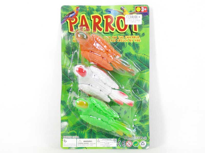 Pull Back Parrot(3in1) toys