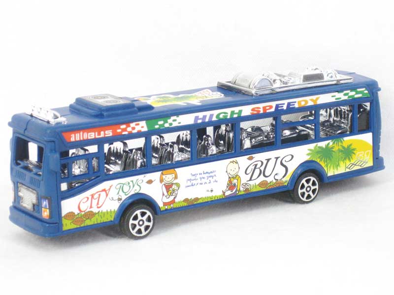 Pull Back Bus(3C) toys
