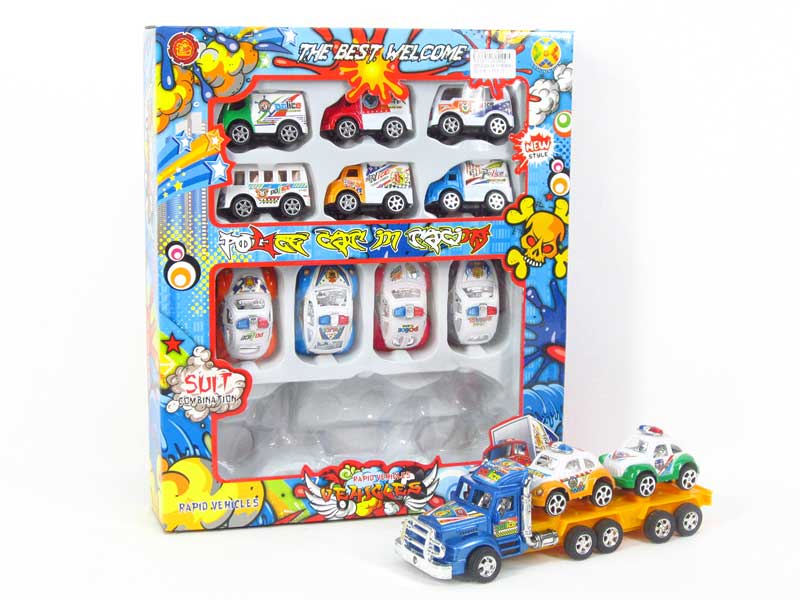 Pull Back Car(11in1) toys