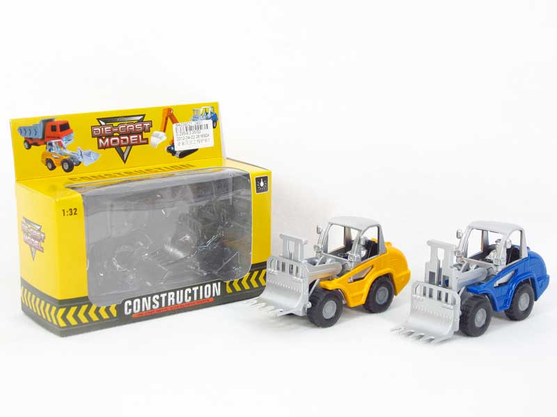 Die Cast Construction Truck Pull Back W/L(3C) toys