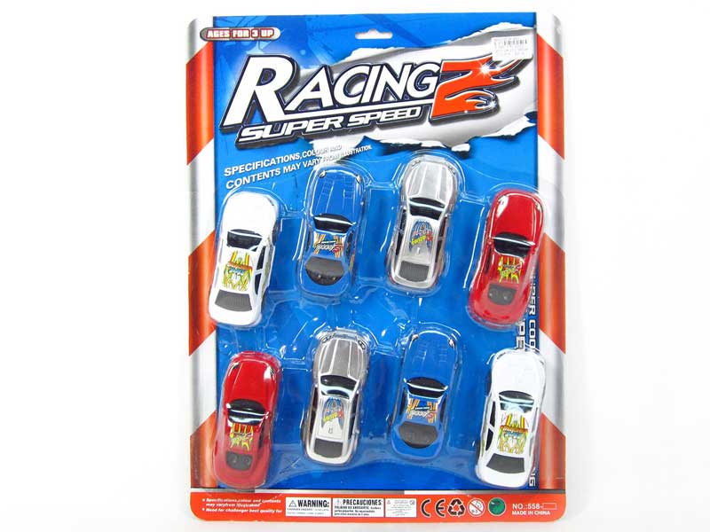 Pull Back Sports  Car(8in1) toys