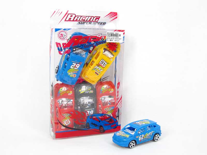 Pull Back Racing Car(6in1) toys