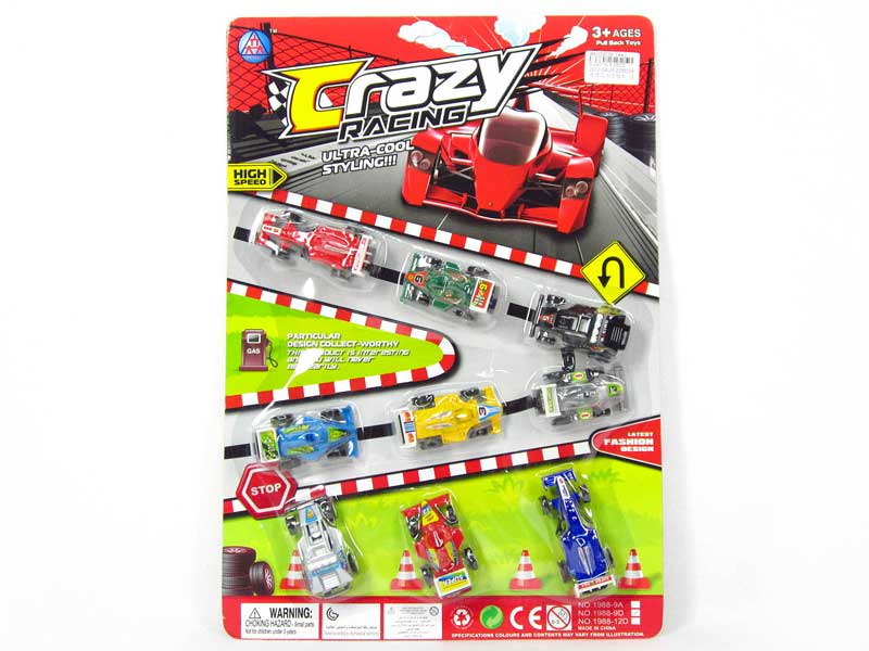 Pull Back Equation Car(9in1) toys