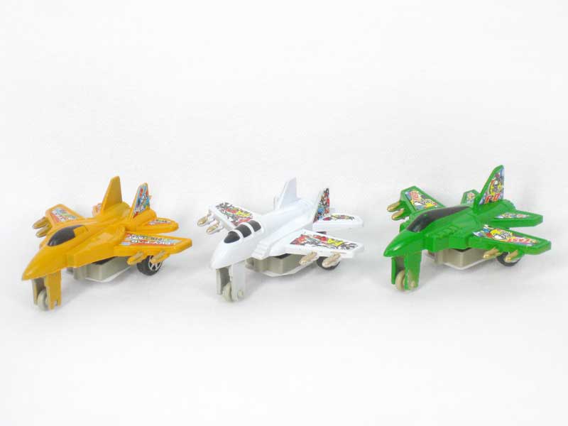 Pull Back Airplane(3S6C) toys