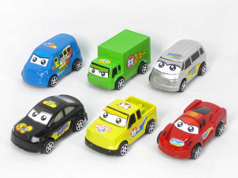 Pull Back Car(6in1) toys