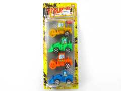 Pull Back Construction Car(4in1)