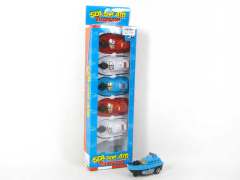 Pull Back Boat(6in1) toys