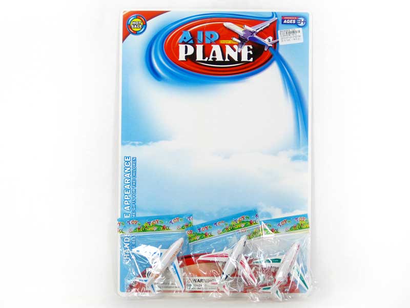 Pull Back Plane(16in1) toys