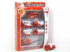 Pull Back Fire Engine & Free Wheel Police Car