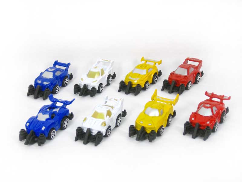 Pull Back Battle Car(8in1) toys