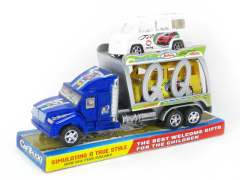 Pull Back Truck Tow Car