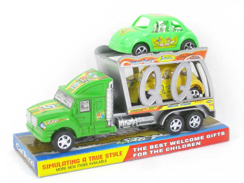 Pull Back Truck Tow Car toys