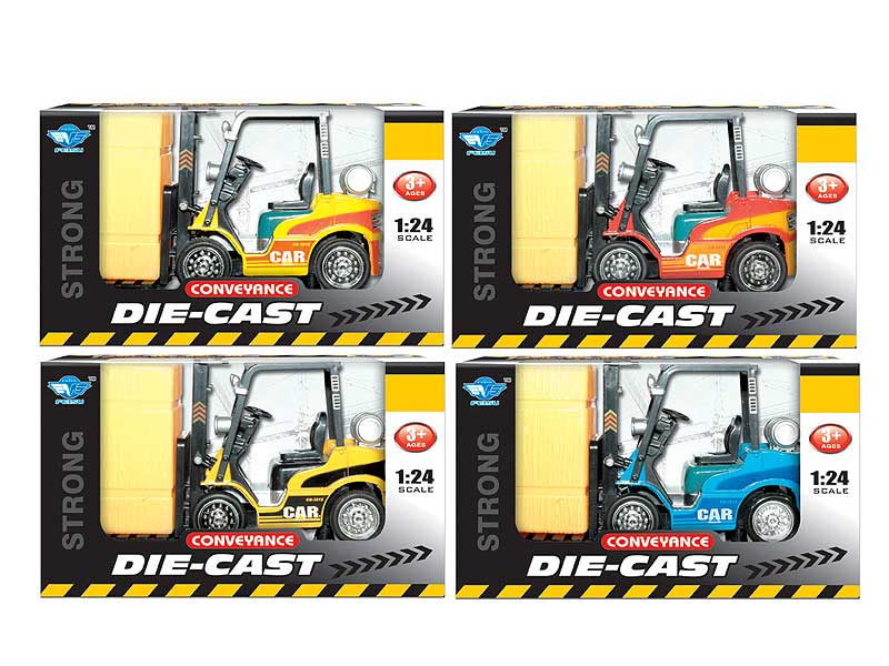 Die Cast Construction Truck Pull Back(4C) toys