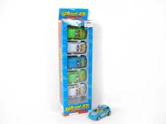 Pull Back Police Car(6in1) toys