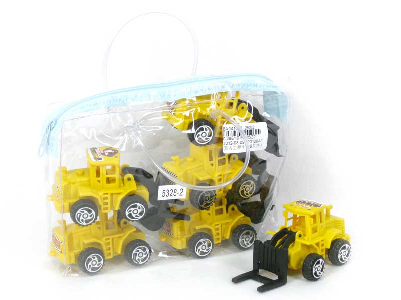 Pull Back Construction Truck(6in1) toys