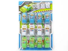 Pull Back Police Car(12in1) toys