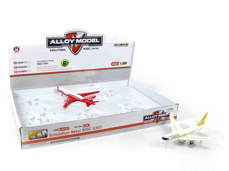 Die Cast Plane Pull Back(6in1) toys