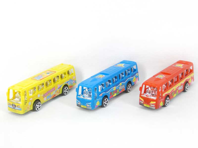 Pull Back Bus(2S3C) toys