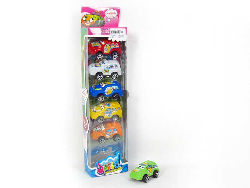 Pull Back Car(6in1) toys