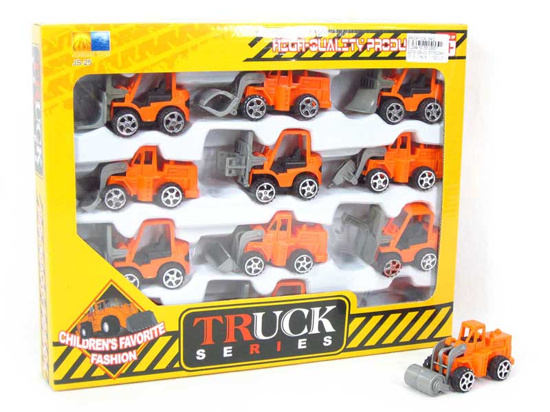 Pull Back Construction Truck(12in1) toys