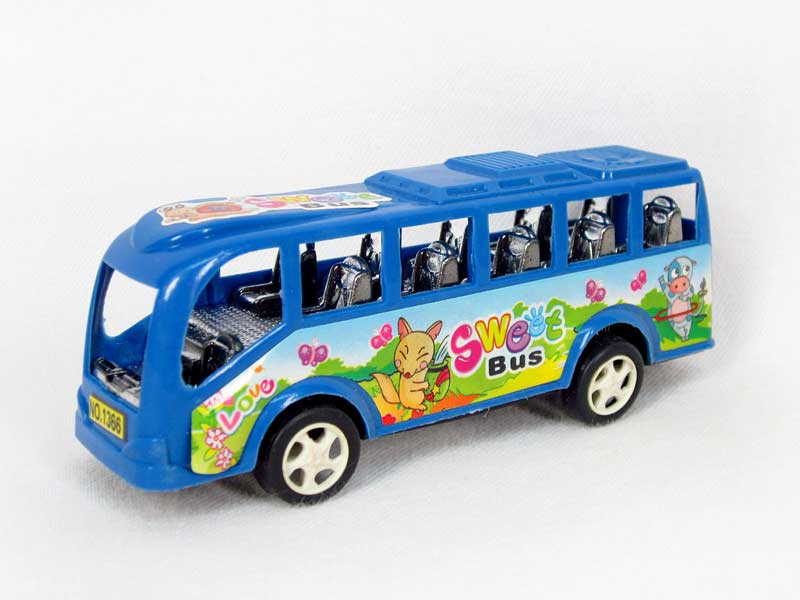 Pull Back Bus(3C) toys