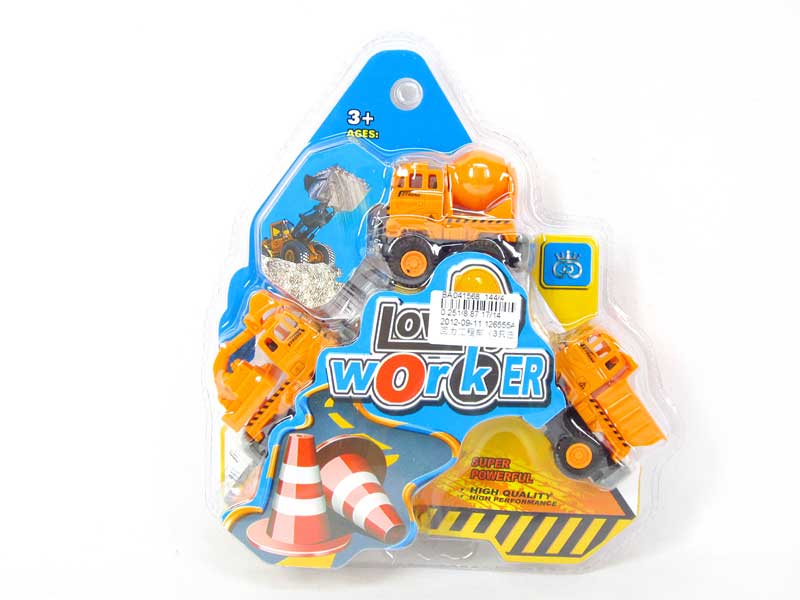 Pull Back Construction Truck(3in1) toys