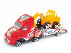 Pull Back Truck Tow Construction Truck W/L(2C)