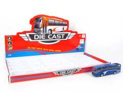 1:70 Die Cast Bus Pull Back W/L_S(12in1)