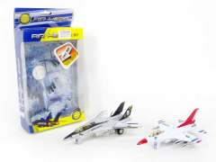 1:80 Die Cast Airplane Pull Back W/L_S(2S2C)