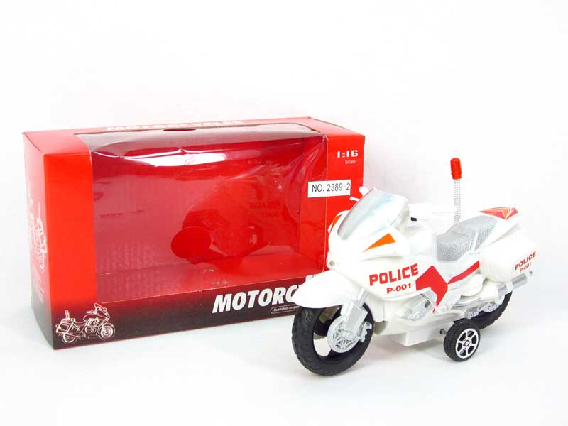 Pull Back Motorcycle Police Car W/IC(2C) toys