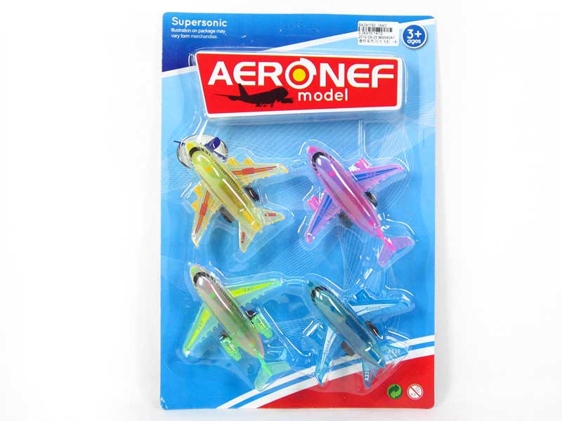 Pull Back Airplane(4in1) toys