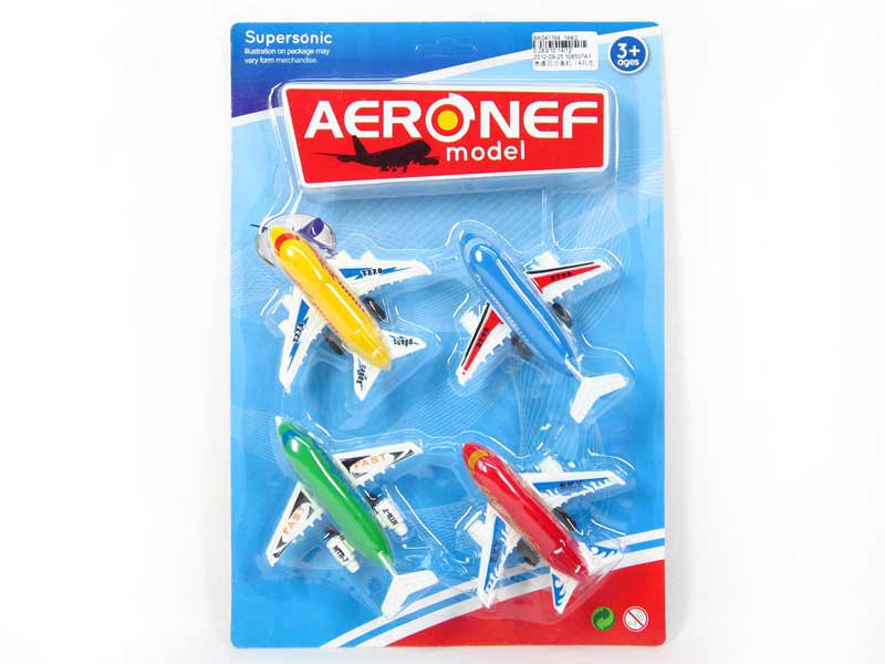 Pull Back Airplane(4in1 ) toys