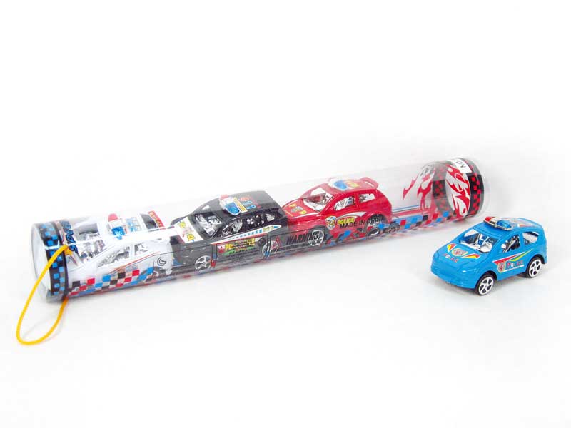 Pull Back Police Car(4in1) toys