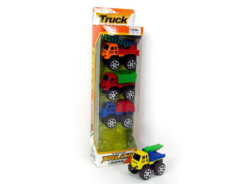 Pull Back Construction Truck(4in1) toys