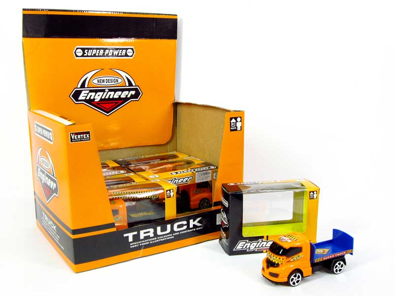Pull Back Construction Truck(16in1) toys
