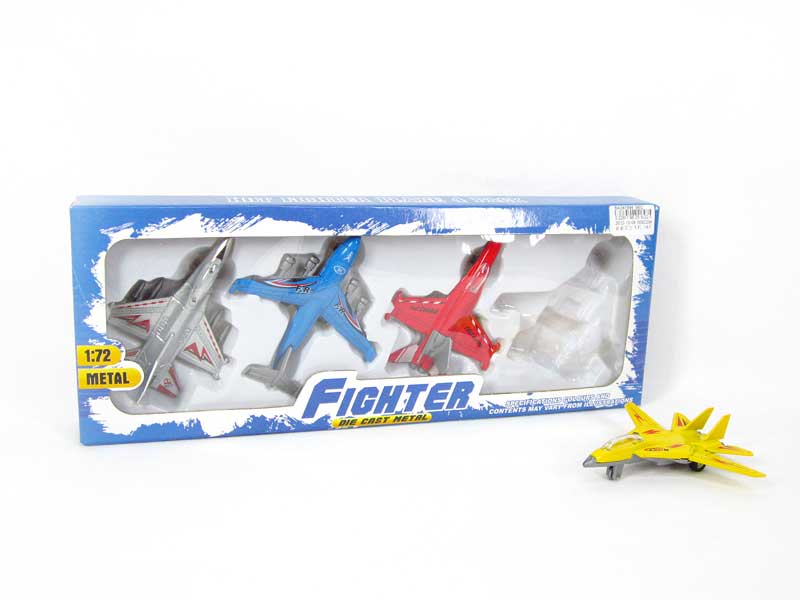 Die Cast Airplane Pull Back(4in1) toys