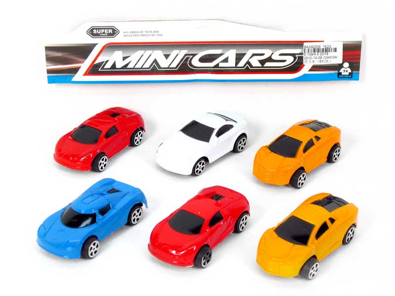 Pull Back Car(6in1) toys