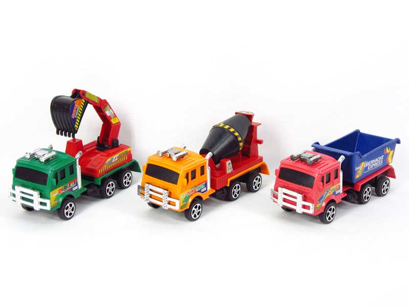Pull Back Construction Truck(3S) toys