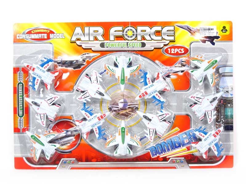 Pull Back Airplane(12in1) toys