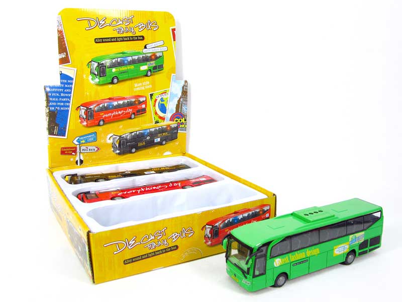 Die Cast Bus Pull Back W/L_M(3in1) toys