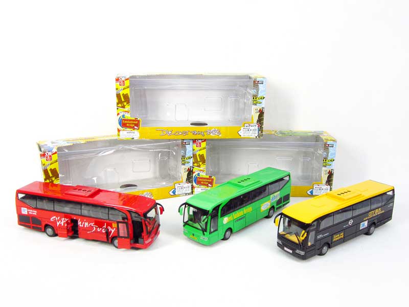 Die Cast Bus Pull Back W/L_M(3C) toys
