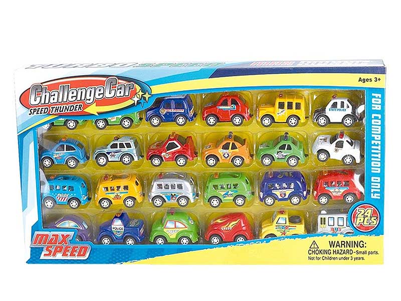 Pull Back Police Car(24in1) toys