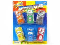 Pull Back Racing Car(6in1)