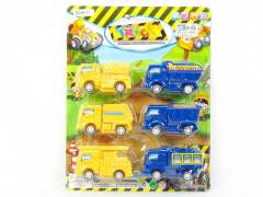 Pull Back Construction Truck(6in1)