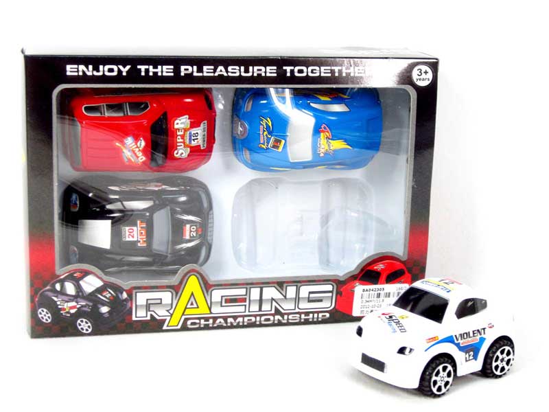 Pull Back Racing Car(4in1) toys