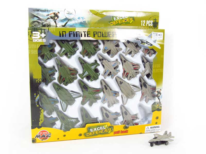 Pull Back Plane(24in1) toys
