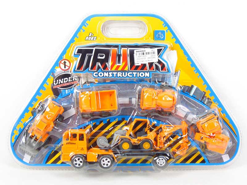 Pull Back Construction Truck & Free Wheel Tow Truck toys