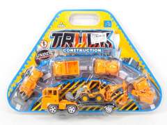 Pull Back Construction Truck & Free Wheel Tow Truck
